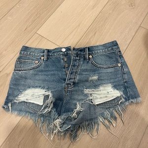 Free People Denim Shorts